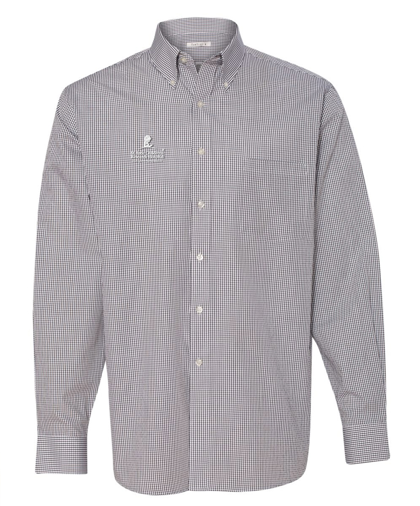 Men's Casual Button Down Dress Shirt - Grey